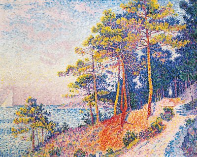 Św Tropez, ścieżka zwyczaju, Paul Signac autorstwa Paul Signac