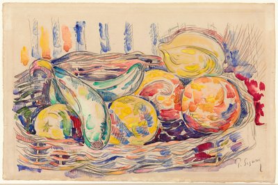 Martwa natura, ok. 1918-1920 autorstwa Paul Signac