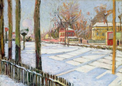 Śnieg, Bois, 1886 autorstwa Paul Signac