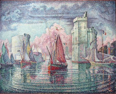 Port La Rochelle - olej na płótnie autorstwa Paul Signac