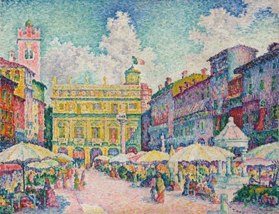 Targ w Weronie autorstwa Paul Signac
