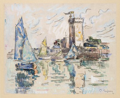 Widok na port w Les Sables-d