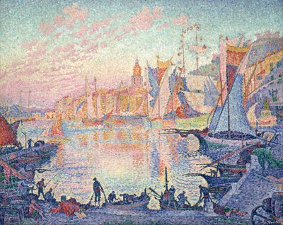 Port w Saint-Tropez autorstwa Paul Signac