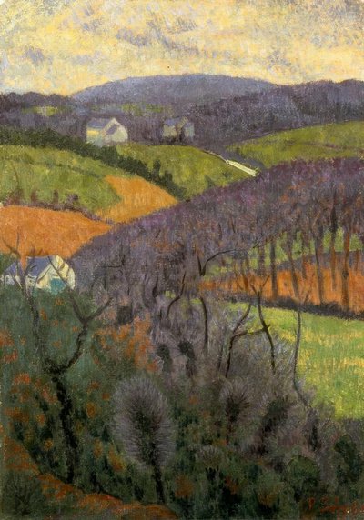 P.Sérusier, La vallée mauve / Gemälde, 1917 autorstwa Paul Sérusier