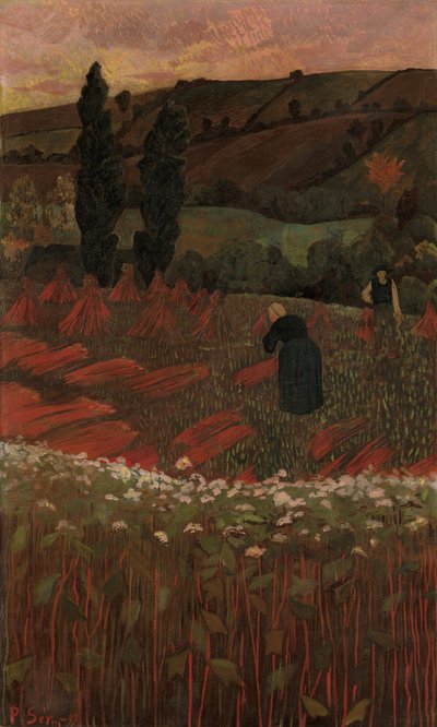 Żniwa gryki, 1899. autorstwa Paul Sérusier