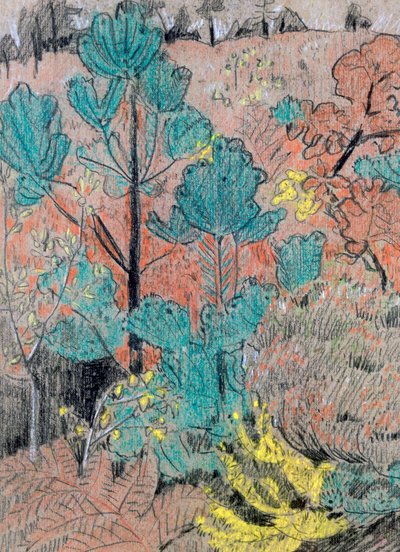 Pod drewnem, ok. 1883-1927 autorstwa Paul Sérusier