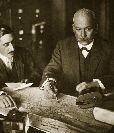 Dr Vasquez Gomez w hotelu Imperial w Nowym Jorku, 1911 r. autorstwa Paul Thompson