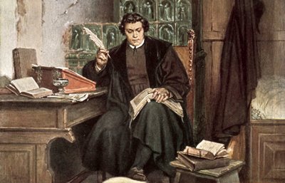 Marcin Luter, maj 1521 do marca 1522 autorstwa Friedrich Paul Thumann