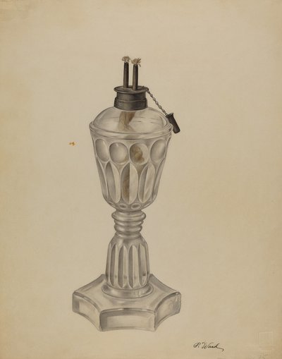 Lampa kamfenowa autorstwa Paul Ward