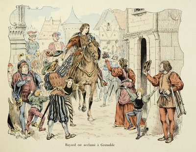 Ilustracja zaczerpnięta z książki „Histoire du chevalier Bayard” autorstwa Theodore