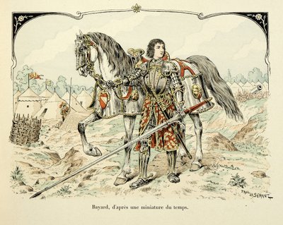 Ilustracja zaczerpnięta z książki „Histoire du chevalier Bayard” autorstwa Theodore