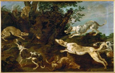 Polowanie na dziki autorstwa Paul de Vos