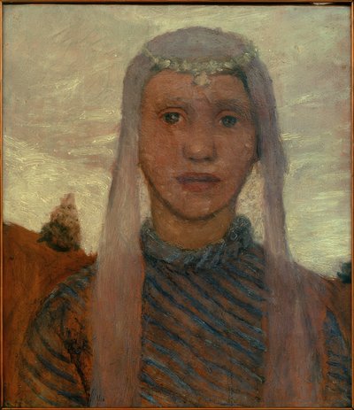 Dziewczyna z welonem autorstwa Paula Modersohn Becker