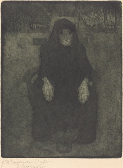 Staruszka autorstwa Paula Modersohn Becker