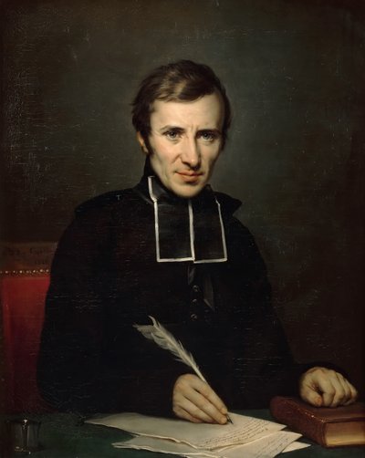 Hugues-Felicite Robert de Lamennais 1782-1854 autorstwa Paulin Guérin