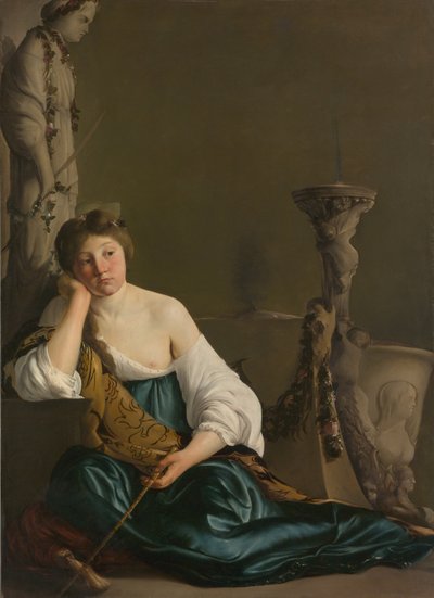 Rozczarowana Medea, ok. 1640 (olej na płótnie) autorstwa Paulus Bor