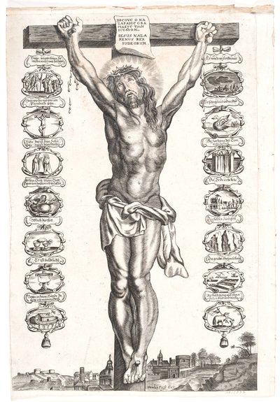 Chrystus na krzyżu autorstwa Paulus Pontius