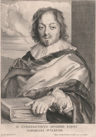D. Constantinus Hugens Eques, Toparcha Suylecom autorstwa Paulus Pontius