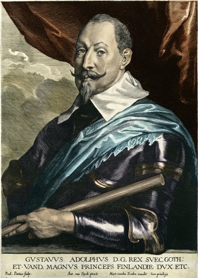 Gustaw II Adolfo Vasa autorstwa Paulus Pontius