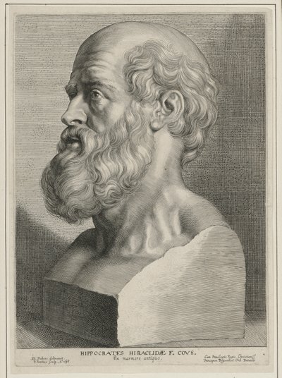 Hipokrates autorstwa Paulus Pontius