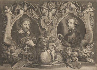 Paulus Pontius - Antonius Van Dyck Eques i Peter Paul Rubens Eques - Google Art Project autorstwa Paulus Pontius