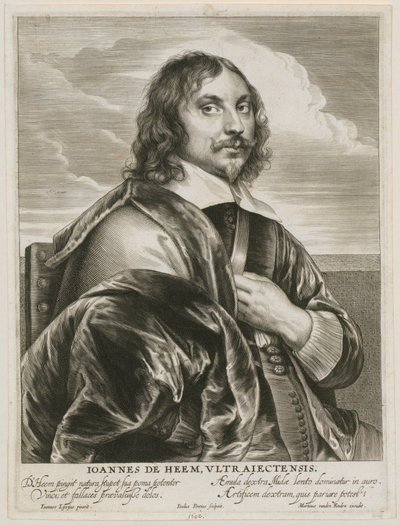 Portret Johannesa de Heema autorstwa Paulus Pontius
