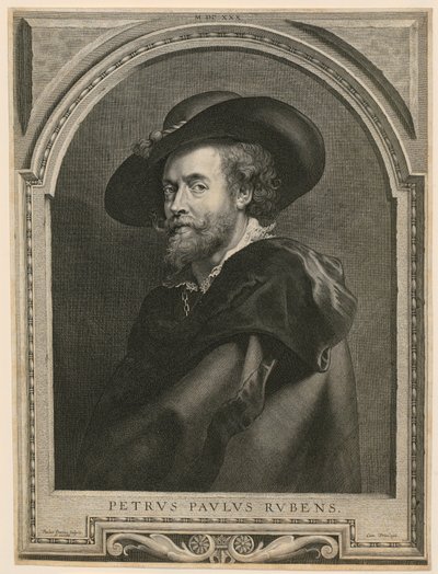 Portret Petera Paula Rubensa autorstwa Paulus Pontius