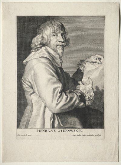 Portret Henri van Steenwycka. autorstwa Paulus Pontius