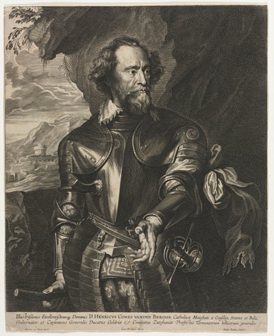 Portret Henryka, hrabiego van den Berghe. autorstwa Paulus Pontius