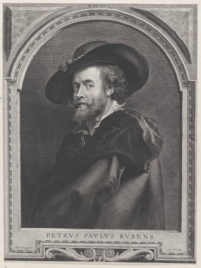 Portret Petera Paula Rubensa, lat 46, 1630., 1630. autorstwa Paulus Pontius