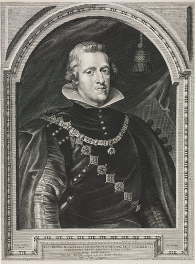 Portret Filipa IV autorstwa Paulus Pontius