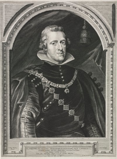 Portret Filipa IV. autorstwa Paulus Pontius