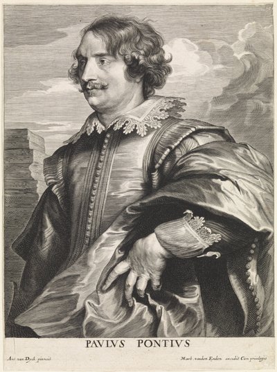 Portret rytownika Paulusa Pontiusa autorstwa Paulus Pontius