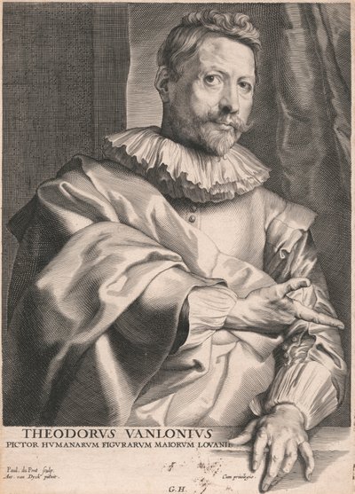 Theodore van Lonius, malarz postaci ludzkich Majors z Louvain autorstwa Paulus Pontius