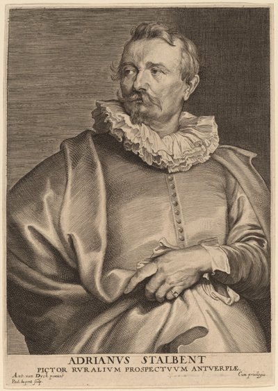 Adrian z Stalbemt autorstwa Paulus Pontius after Sir Anthony van Dyck