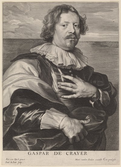 Caspar de Crayer autorstwa Paulus Pontius after Sir Anthony van Dyck