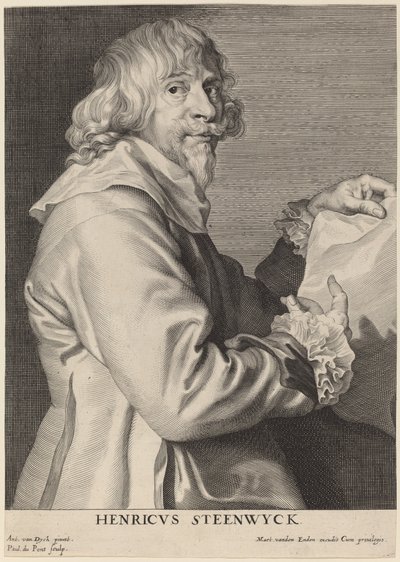 Henricus Steenwyck autorstwa Paulus Pontius after Sir Anthony van Dyck