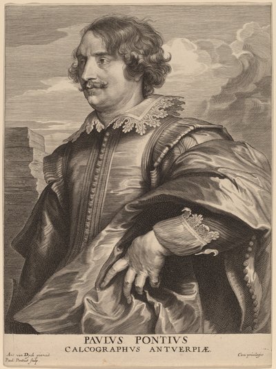 Paulus Poncjusz autorstwa Paulus Pontius after Sir Anthony van Dyck