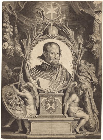Gaspar de Guzman, hrabia Olivares autorstwa Paulus Pontius, after Sir Peter Paul Rubens, after Diego Velázquez