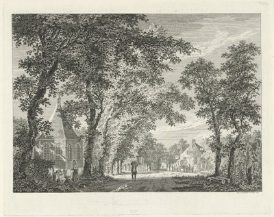 Widok wsi w Driebergen, 1754 autorstwa Paulus van Liender