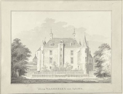 Dom Maarsbergen, od tyłu autorstwa Paulus van Liender