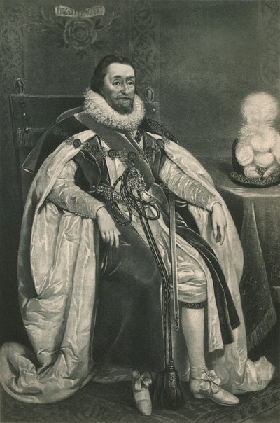 Król Jakub I i VI, 1603, 1904 autorstwa Paulus van Somer