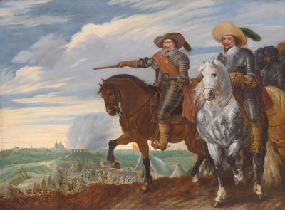Fryderyk Henryk i Ernst Kazimierz z Nassau-Dietz podczas oblężenia 