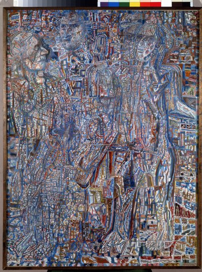 „Postacie” (ludzie) Obraz Pawła Nikołajewicza Filonowa (1883-1941) 1930 Państwowe Muzeum Rosyjskie, Sankt Petersburg autorstwa Pawel Nikolajewitsch Filonow