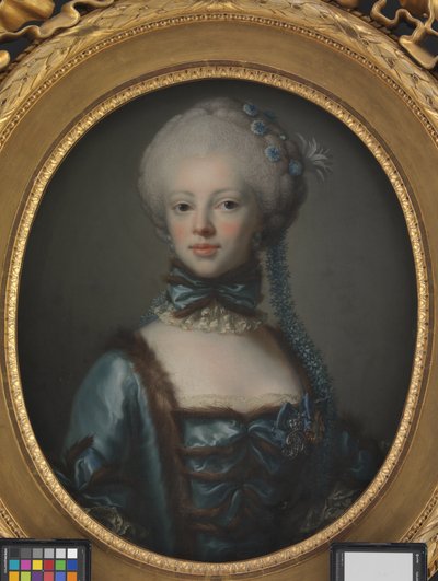 Portret hrabiny Eleonory Agnes Scheel z domu Raben autorstwa Peder Als
