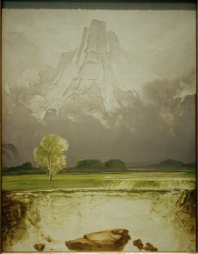 Góra Stetind z brzozą autorstwa Peder Balke