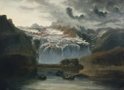 Lodowiec Jostedals (olej na płótnie) autorstwa Peder Balke