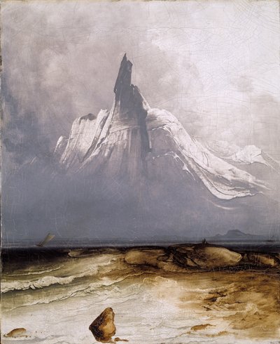 Stetind we mgle autorstwa Peder Balke