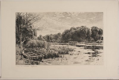 Staw w Strandmøllen autorstwa Peder Monsted
