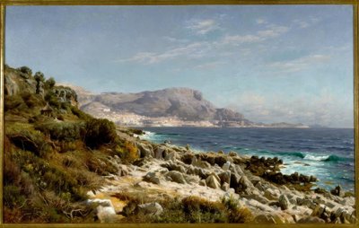 Wybrzeże w pobliżu Monte Carlo autorstwa Peder Monsted